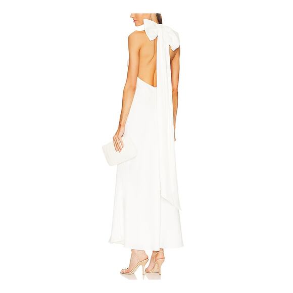 Misha X Revolve 'Evianna' White Polyester Gown Size XS - Picture 1 of 4